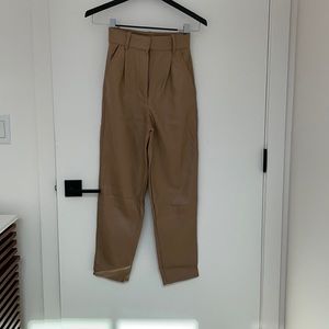 H&M faux leather pants